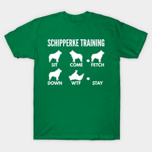 Schipperke Training Schipperke Dog Tricks T-Shirt